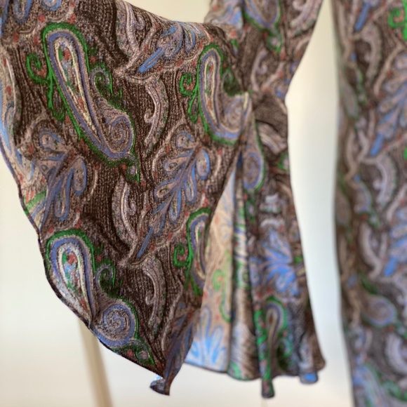 Elizabeth & James Mabel Paisley silk mini-dress XS - Picture 7 of 14